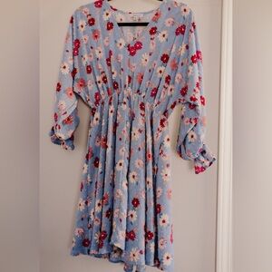 Lavender Floral Dress